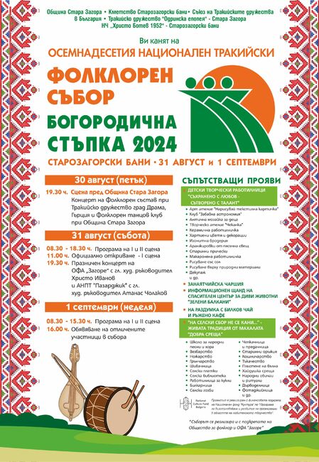 Община Стара Загора: Поради мерки за пожарна безопасност няма да има нестинарски танци в програмата на тракийския фолклорен събор „Богородична стъпка 2024“