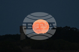 Село Тодорово - пълнолуние - супер Луна