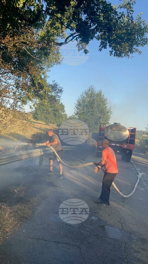 Доброволческа акция потуши пожар в община Сливен