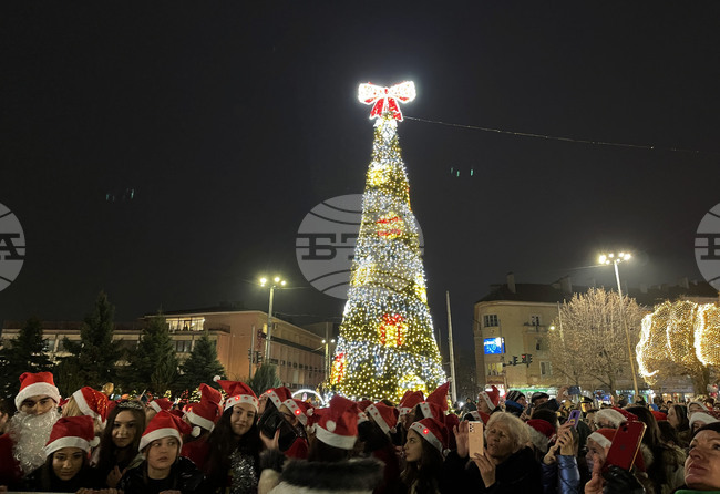 Казанлък - коледни светлини