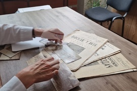 Разград - колоездачи - Държавен архив