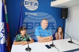 Национален пресклуб на БТА - Бургас - Национален клуб за деца-репортери - пресконференция