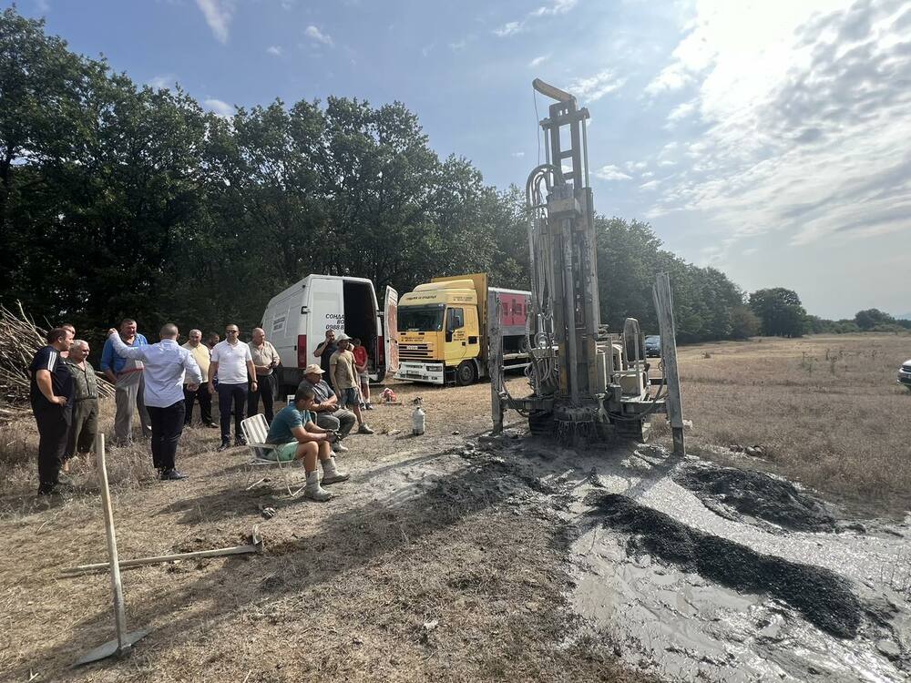 Нови сондажи подпомагат водоснабдяването в населени места на община Омуртаг