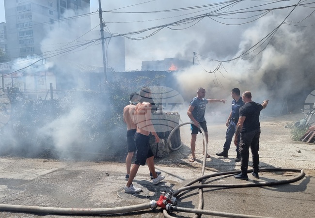 Варна - пожар