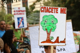 „Да спасим дърветата на „Опълченска“ - протестно шествие