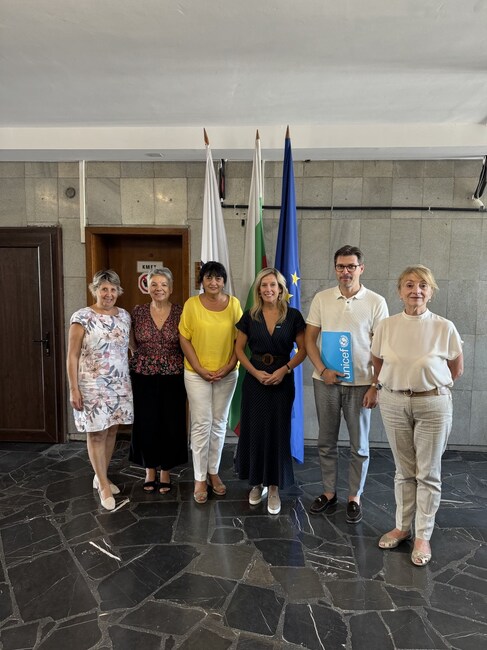 Община Видин: Заместник - кметът Борислава Борисова се срещна с представители на УНИЦЕФ за България 