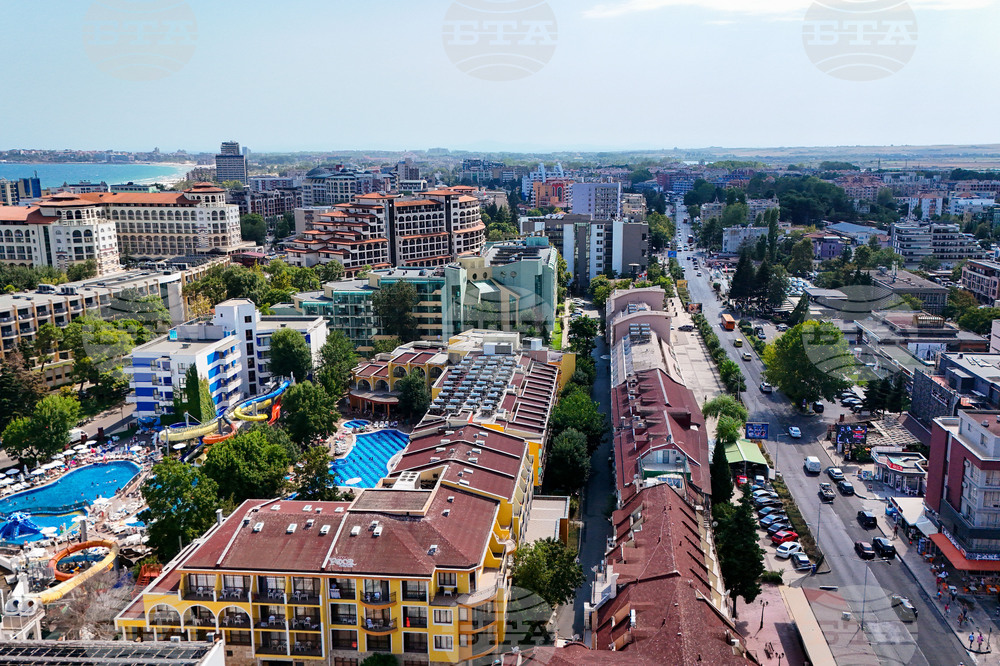 Слънчев бряг - летен сезон - изглед