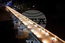 Бяла - мост на Колю Фичето - обновен - откриване