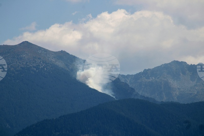 Рила планина - пожар