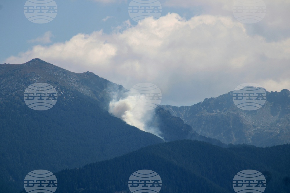 Рила планина - пожар