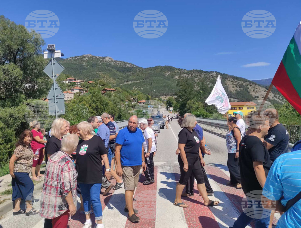 Село Павелско - протест - недостига на питейна вода