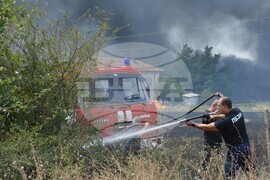 Хасково - пожар