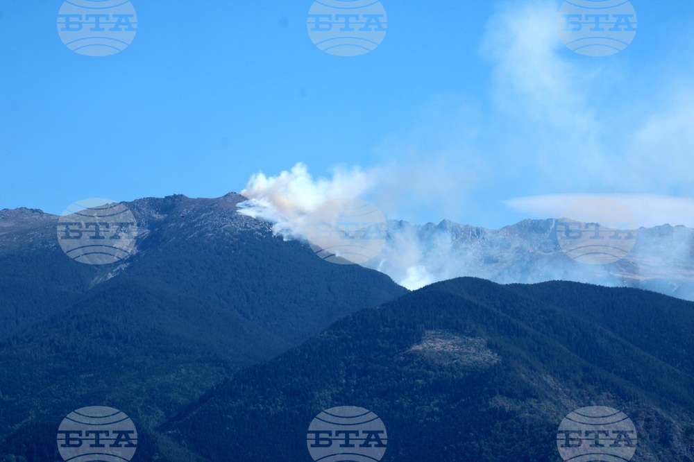 Рила планина - пожар