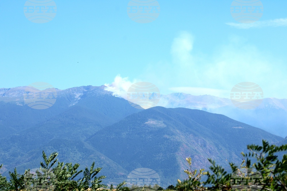 Рила планина - пожар