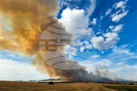 Село Вискяр, село Расник - пожар