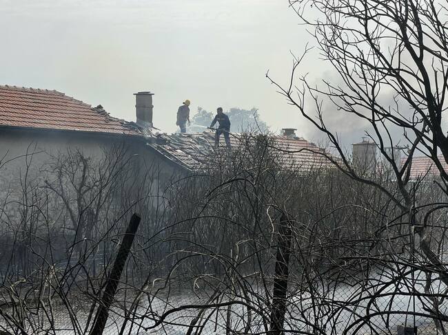 Община Стара Загора: Овладян е пожарът между селата Дълбоки и Оряховица