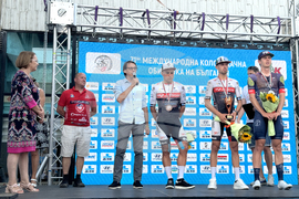 Казанлък - втори етап на колоездачната обиколка на България - награждаване