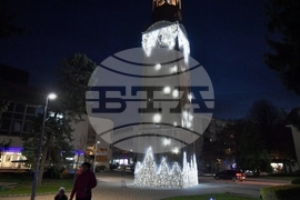 Разград - празнично осветление
