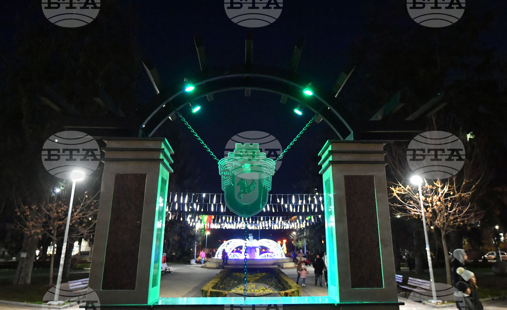 Разград - празнично осветление