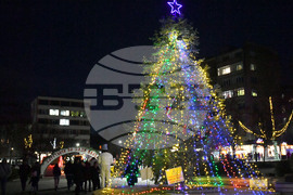 Разград - празнично осветление