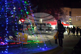 Разград - празнично осветление