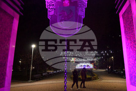 Разград - празнично осветление