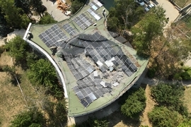 НБУ - срутен покрив - инцидент