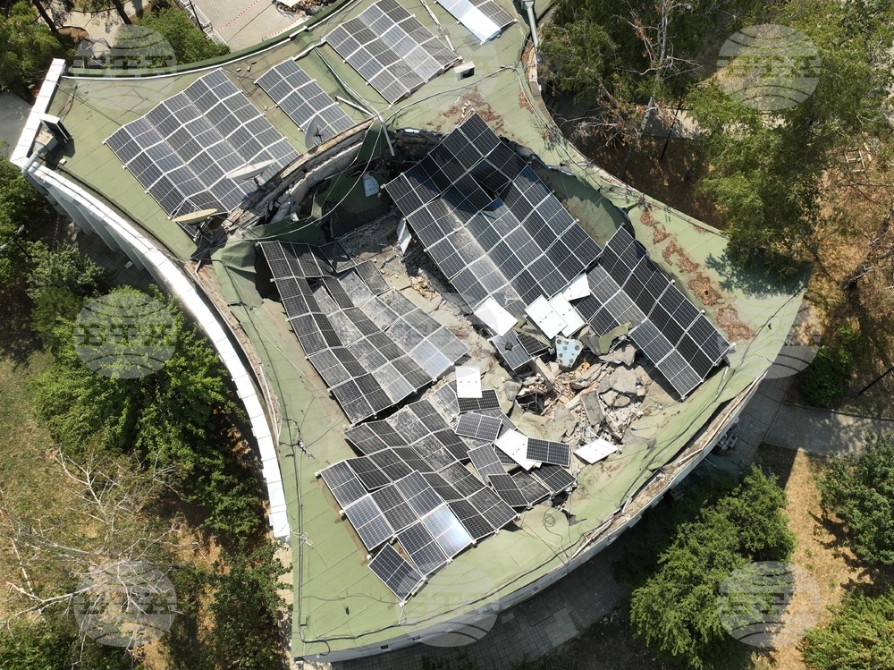 НБУ - срутен покрив - инцидент