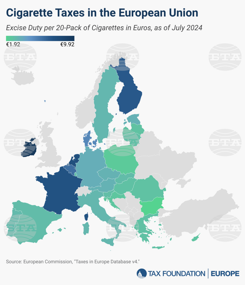 Bulgaria's Cigarette Excise Tax Lowest in EU in 2024