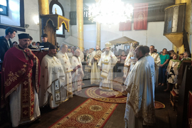 Република Северна Македония - Делчево - митрополит Серафим - света литургия