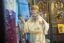 Република Северна Македония - Делчево - митрополит Серафим - света литургия