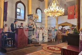 Република Северна Македония - Делчево - митрополит Серафим - света литургия