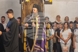 Република Северна Македония - Делчево - митрополит Серафим - света литургия