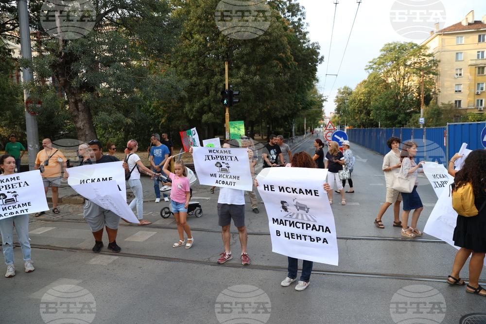 Протестно шествие - "Да спасим дърветата на „Опълченска“
