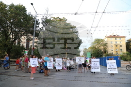 Протестно шествие - "Да спасим дърветата на „Опълченска“