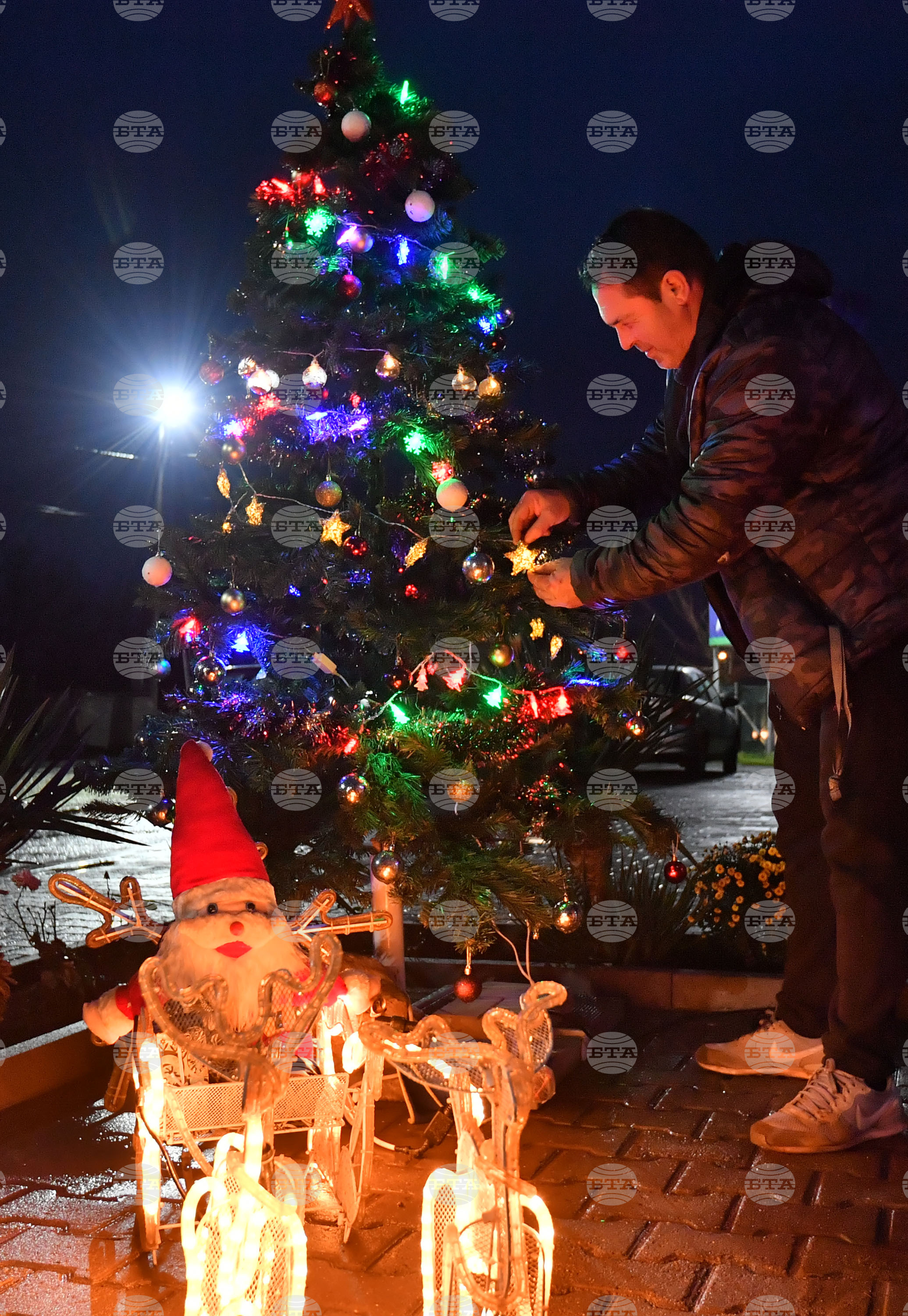 Село Голям Поровец - празнична украса