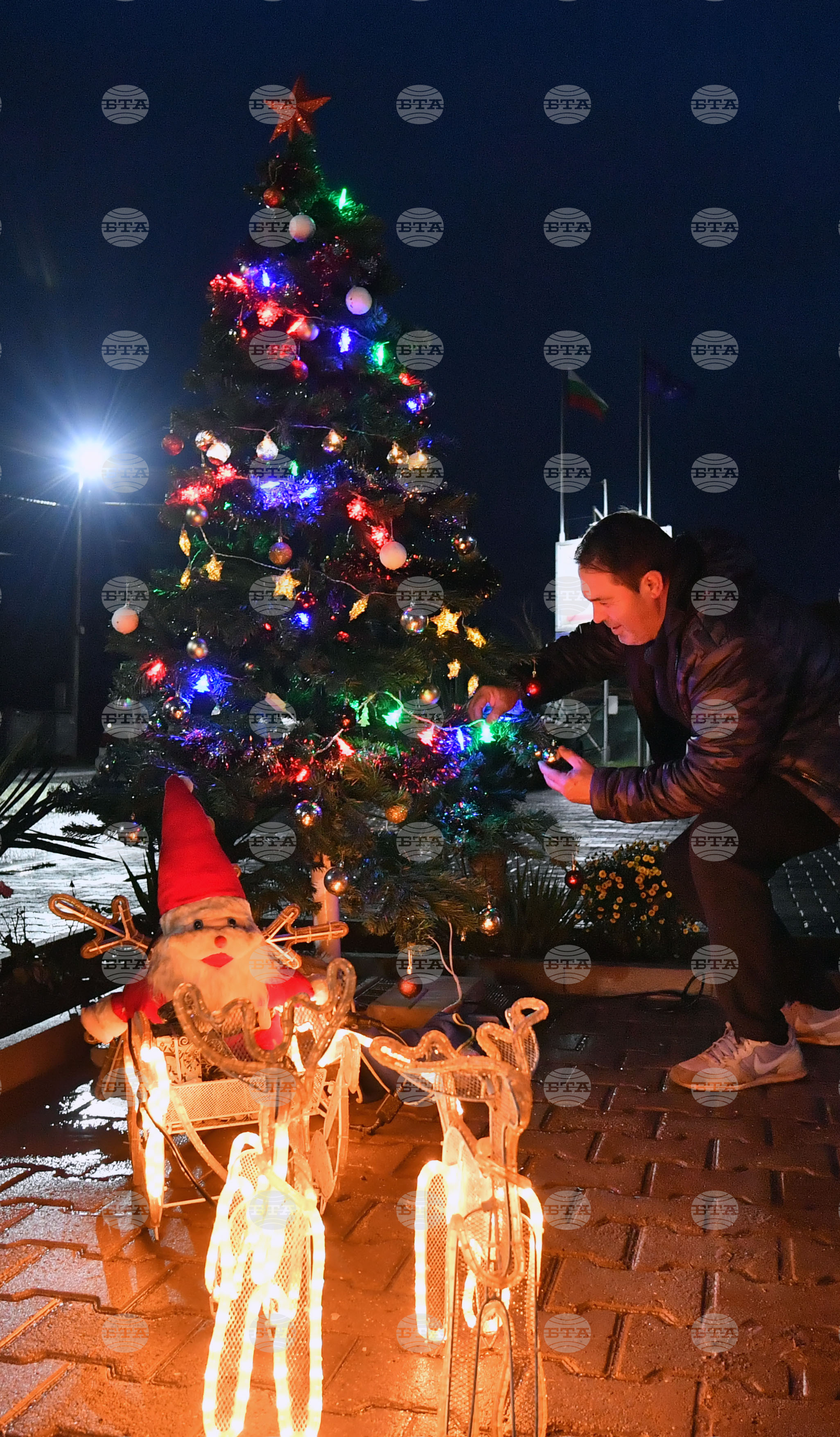 Село Голям Поровец - празнична украса