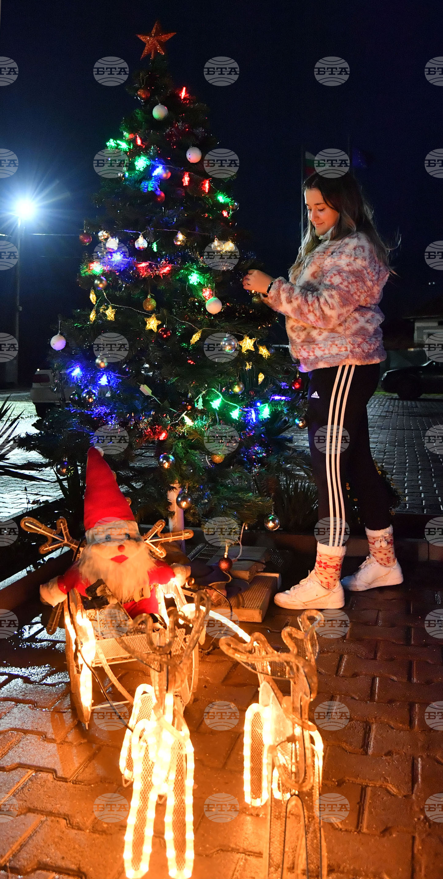 Село Голям Поровец - празнична украса