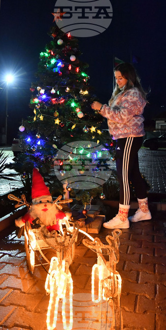 Село Голям Поровец - празнична украса