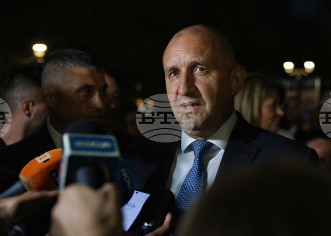 Созопол - Румен Радев - брифинг