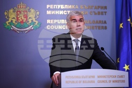 Министерски съвет - Владимир Малинов - брифинг