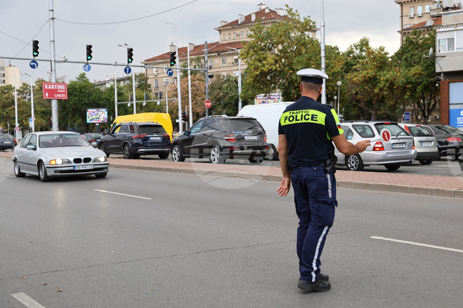 Пловдив - Пътна полиция - рутинна проверка