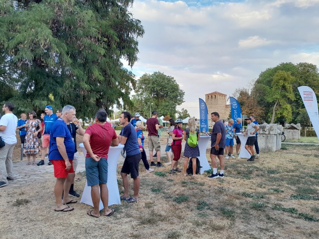 Община Видин: Зам.-кметът Борислава Борисова приветства участниците във велопрехода „Дунав Ултра“