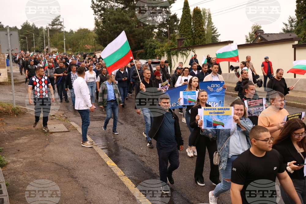 Квартал „Бояна“ - поддръжници на Ахмед Доган - "поход за демокрация"