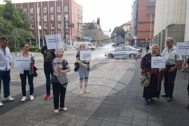 Плевен - протест - режим на водата