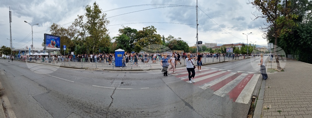 Концерт на Ед Шийран - фенове - пропускателен режим