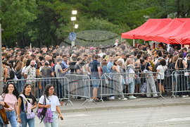 Концерт на Ед Шийран - фенове - пропускателен режим