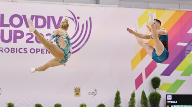 Още два финала за България на Европейското първенство по спортна аеробика за мъже и жени в Азербайджан