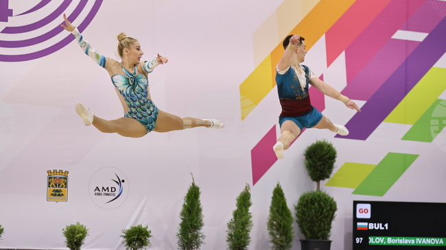Четвърто и пето място за българските състезатели на Световната купа по спортна аеробика в Токио