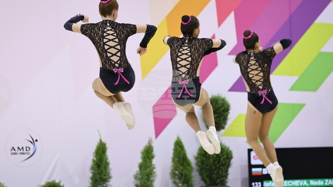 Три финала за България в първия ден на Европейското първенство по спортна аеробика в Азербайджан